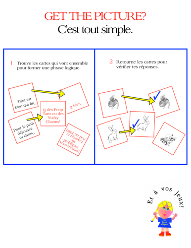 2 more GET THE PICTURE? games: “Le présent des verbes RE” and  “Le présent des verbes IR”