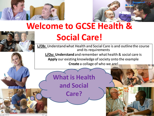 EdExcel GCSE Health & Social Care- Unit 1- Human Growth & Development- Welcome to HSC!