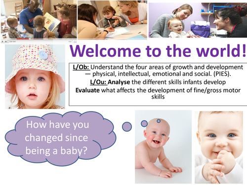 EdExcel GCSE Health & Social Care- Unit 1- Human Growth & Development- Welcome to the world!