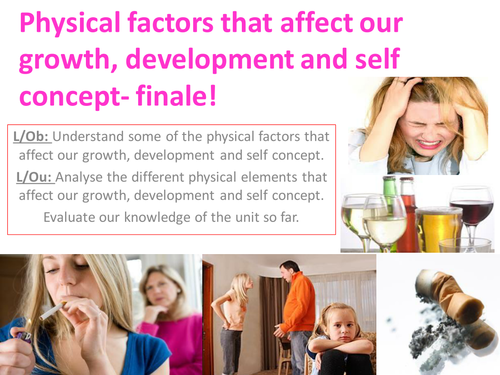 EdExcel GCSE Health & Social Care- Unit 1- Human Growth & Development- lessons bundle for Factors affecting PIES development
