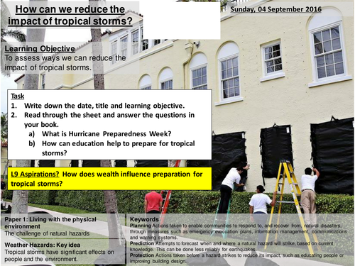 Tropical Storm Prediction - AQA2016