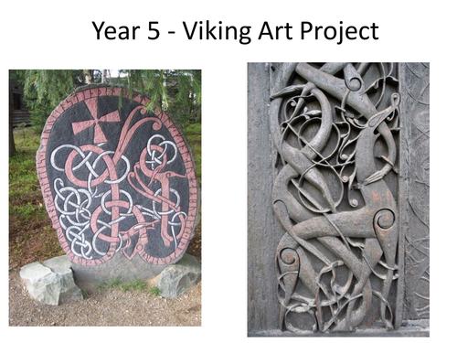 Year 5 Viking Symbols Art Project stimulus