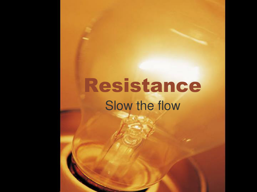 IGCSE Physics - Resistance