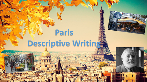 Paris Complete Descriptive Writing Lesson