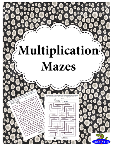 Multiplication Mazes
