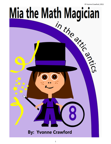Math Learning Storybook - Mia the Math Magician in the Attic Antics