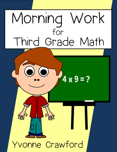 Morning Work Third Grade Math Common Core