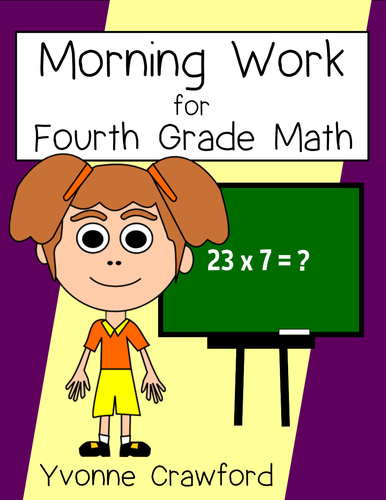 Morning Work Fourth Grade Math Common Core