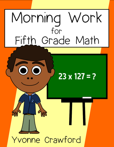 Morning Work Fifth Grade Math Common Core