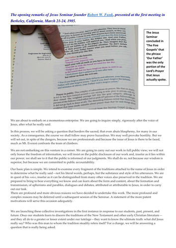 Edexcel New Testament A Level - two  different approaches to Biblical criticism