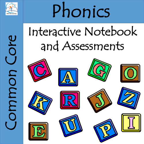 First Grade Phonics Interactive Notebook | Assessments | Progress Monitoring