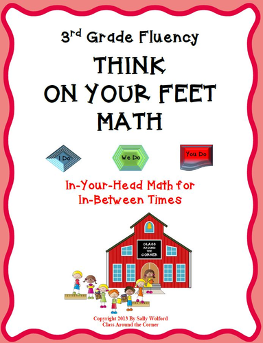 3rd Grade Fluency "Think on Your Feet" Math