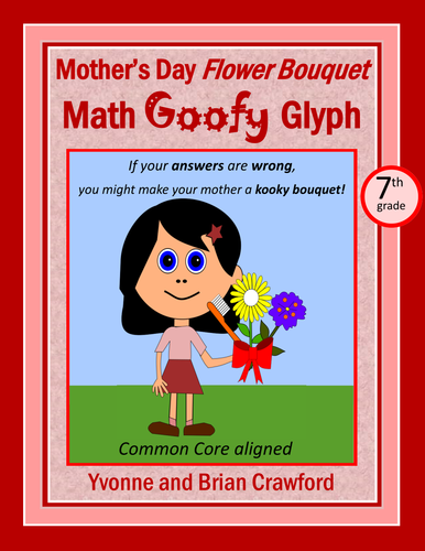 Mother's Day Math Goofy Glyph (7th Grade Common Core)