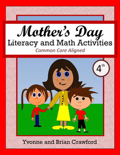 Mother's Day No Prep Math and Literacy Activities Fourth Grade Common Core