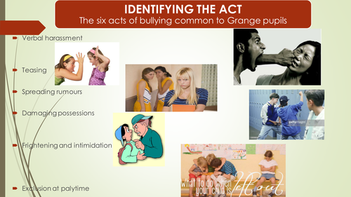 The Six  Secret acts of Bullying