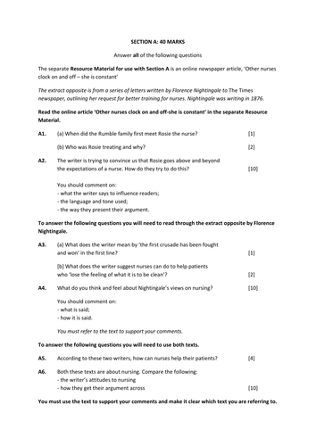 Eduqas style component 2