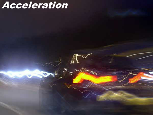 AS Physics - Acceleration
