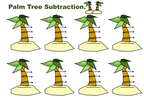 Palm Tree Subtraction.