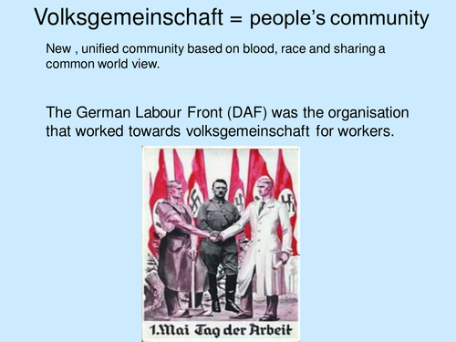 Nazi Germany A'Level resources **Bundle**