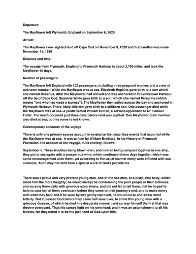 Fully resourced lesson - Pilgrim Fathers - why did they go to America?