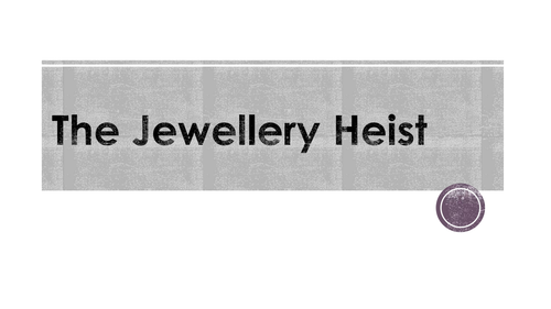 KS3 Team-building & Problem-Solving - Jewellery Heist