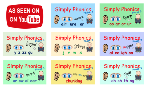 Phase 3 Phonics - The Complete Set of Presentations