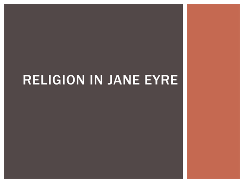 Jane Eyre - Religion