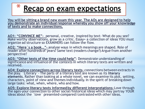 Othello exam questions gcse picture