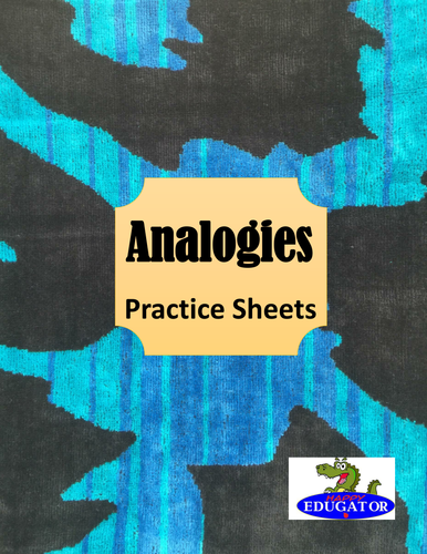 Understanding Analogies Sheets
