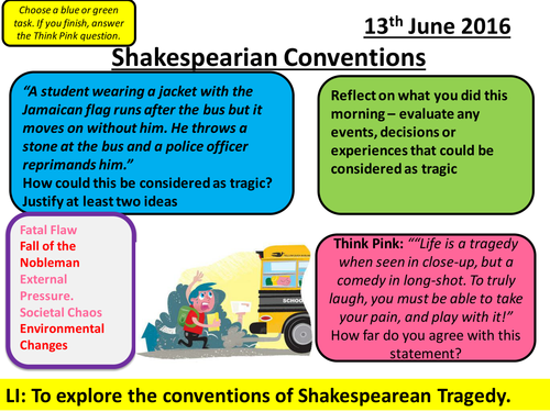 AQA AS Level New Spec Paper 1A Aspects of Tragedy - Introduction to "Othello"