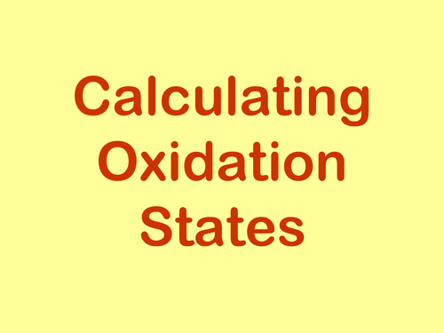 AQA A-level / AS Oxidation states and 'in acidic solution' questions