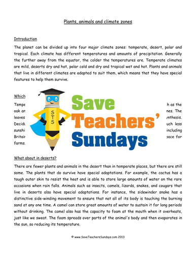 Non Chronological Report Writing Lesson Plan and Resources