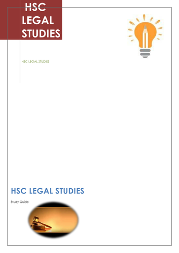 HSC Legal Studies Notes