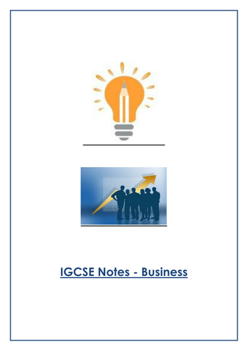 IGCSE Business Notes