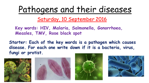 Communicable diseases- New AQA Biology GCSE (1-9)