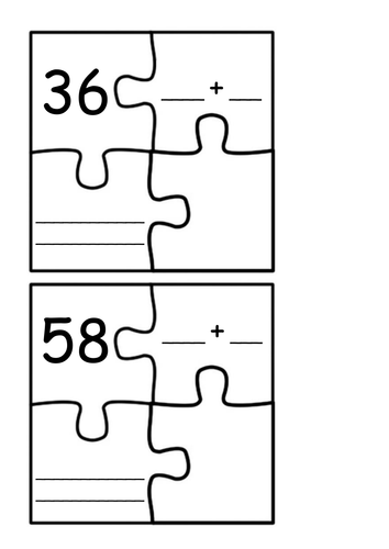 Reading and Writing Numbers Jigsaw