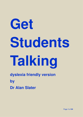 get students talking dyslexia friendly version