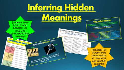 Inferring the Hidden Meanings in Texts