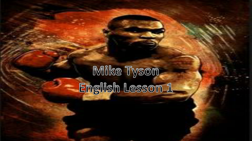 Mike Tyson - English Lessons