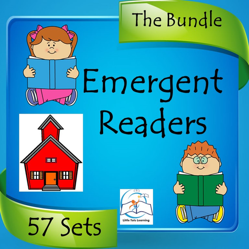 Emergent Readers BUNDLE (Kindergarten Sight Words and Alphabet Readers)