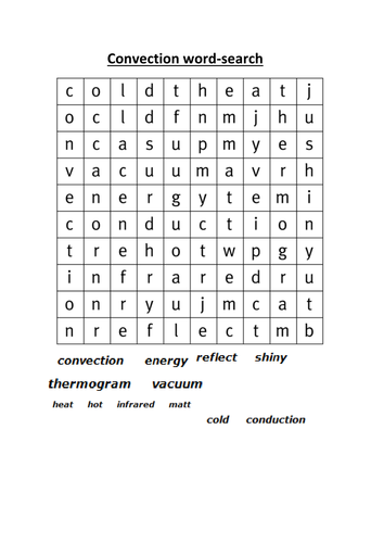 Convection, | in liquids and gases | convection current