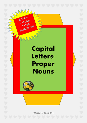 Capital Letters: Proper Nouns