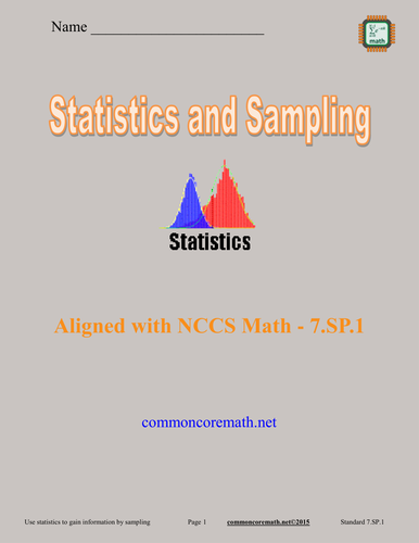 Statistics and Sampling - 7.SP.1