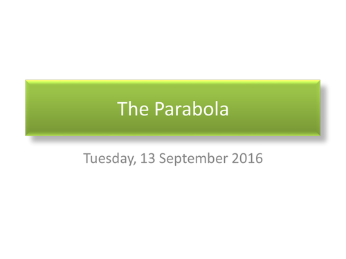 The Parabola