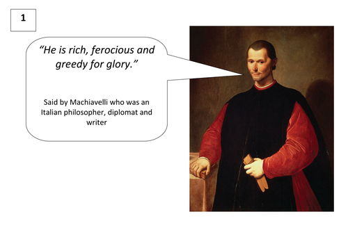 Henry VIII - man or monster