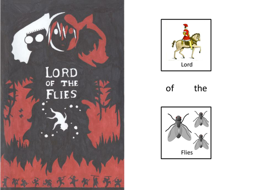 Lord Of The Flies Comic Strip with PECS support