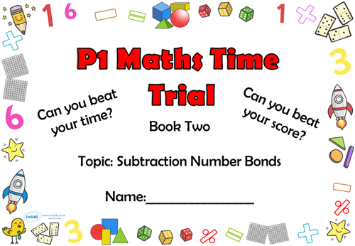 Mental Maths Subtraction Challenge Booklet Year Three