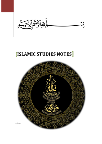 Islamic Studies Notes