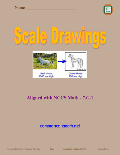 Scale Drawings - 7.G.1
