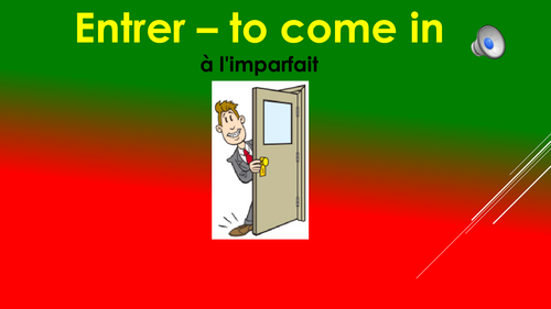 Stage 3-2: Regular '-er' verbs in the imperfect tense